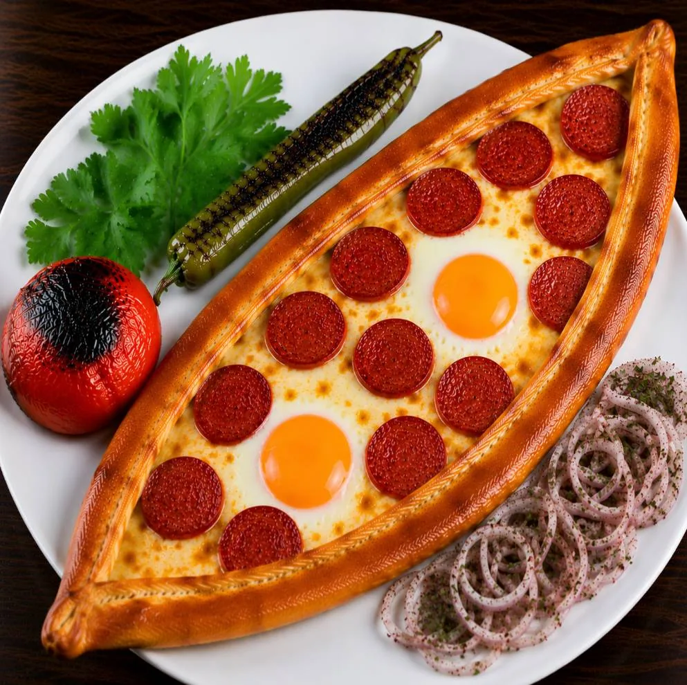 Sucuklu Pide (Yumurtalı)